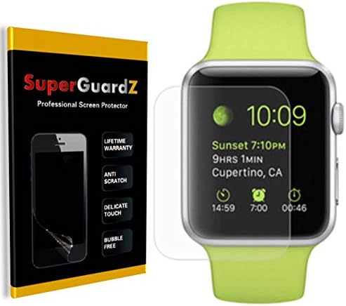 [3-חבילה] עבור Apple Watch Series 6 / Apple Watch SE [2020] / Series 5 / Series 4 מגן מסך [כיסוי מלא], SuperGuardz, קצה לקצה, Ultra Clear